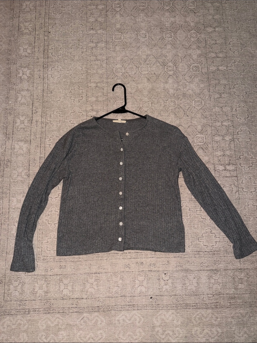 Madewell Ribbed Button-Up Women's Sweater